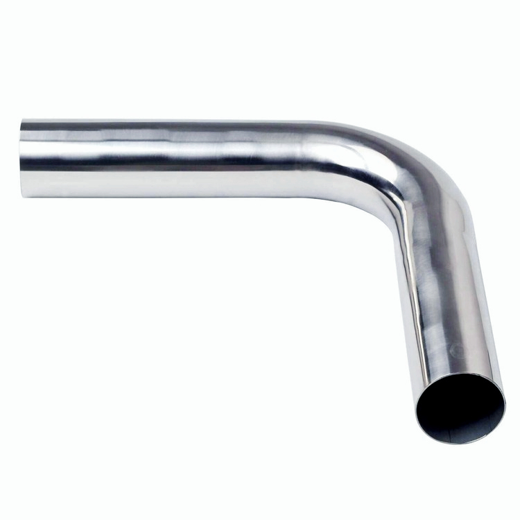 Stainless Steel T-304 S/S 90 Degree Exhaust Pipe Tubing OD:2.5''/63MM 2FT long