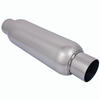 2.5" Performance Resonator, 2.5 inlet 16" Long Universal Muffler, Deep Tone