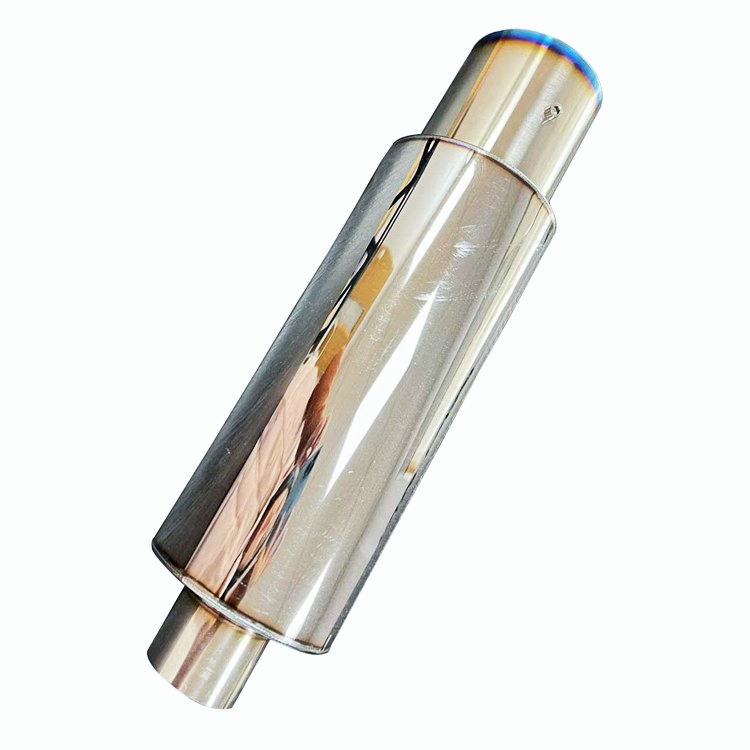 For Honda Acura N1 Style 4" Burnt Tip Racing Weld On Exhaust Muffler 2.5" Inlet