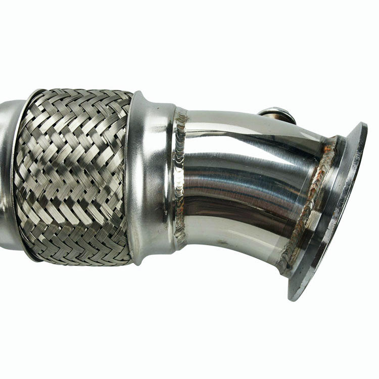 For 08-14 BMW X6/X5/5-/7-SERIES N63B44 4.4 V8 Stainless Steel Exhaust Downpipe