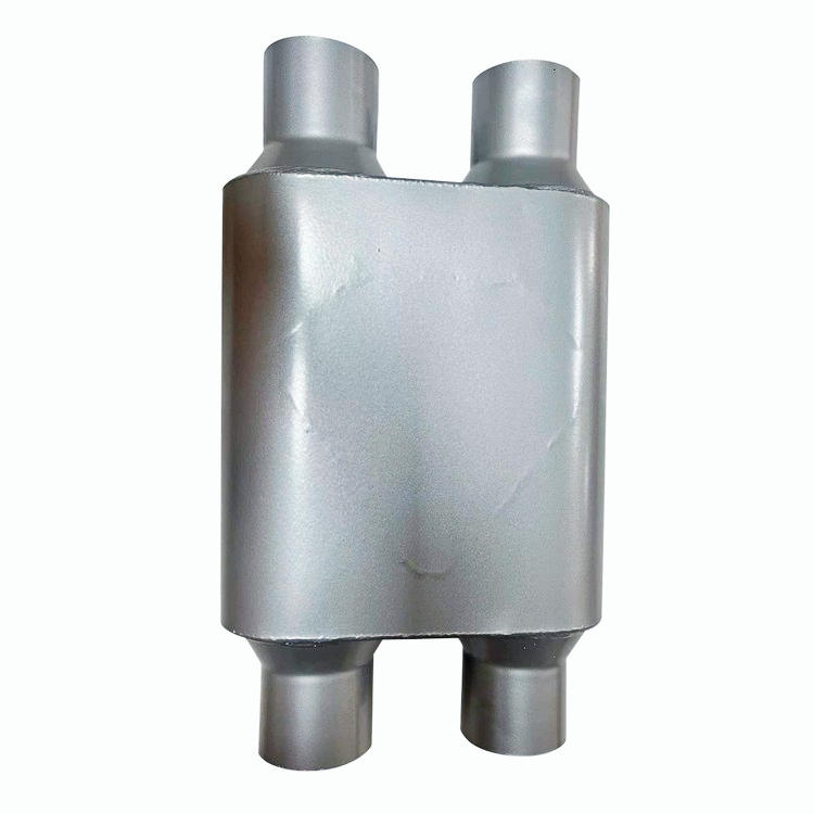 Exhaust muffler 3" Inlet/Outlet 23" inch Overall 3 4*9*17''