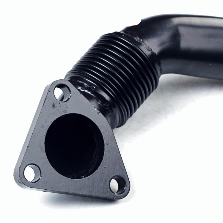 For LB7 LLY LBZ LMM LML 6.6L Duramax Bolt On Passenger Side Up-Pipe w/ Gaskets