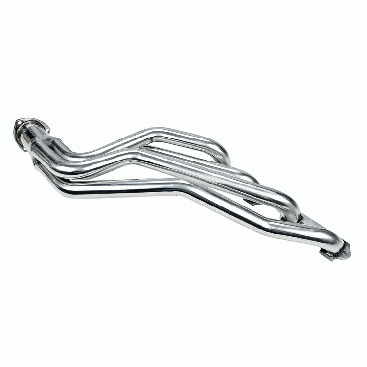 Headers, Block Hugger, Steel, Natural, Street Rod with Chevy, 396, 402, 427, 454, Pair 