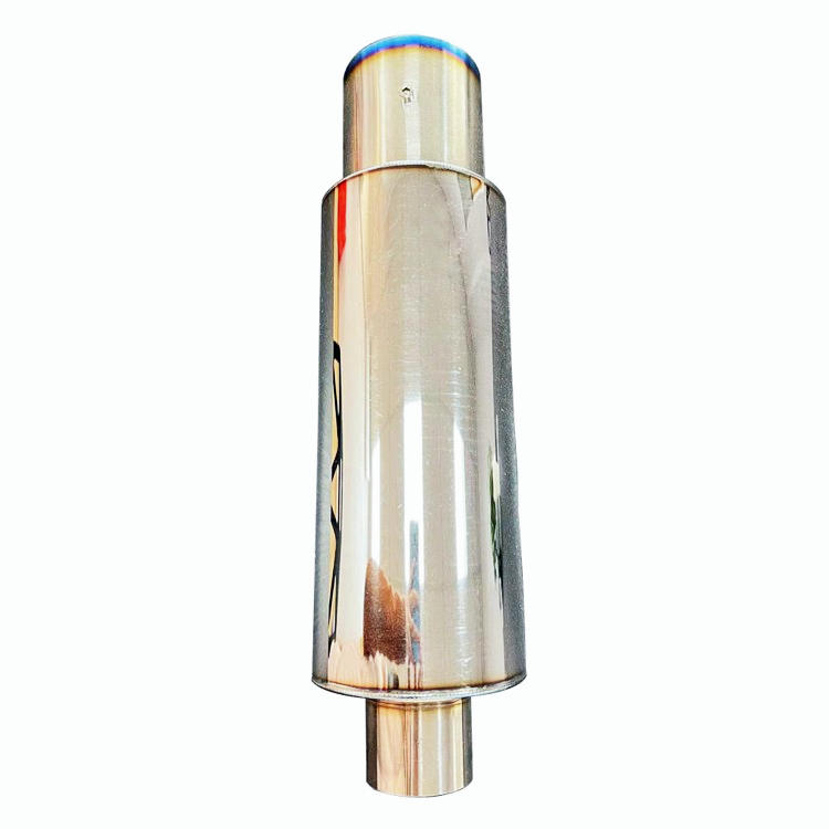 For Honda Acura N1 Style 4" Burnt Tip Racing Weld On Exhaust Muffler 2.5" Inlet