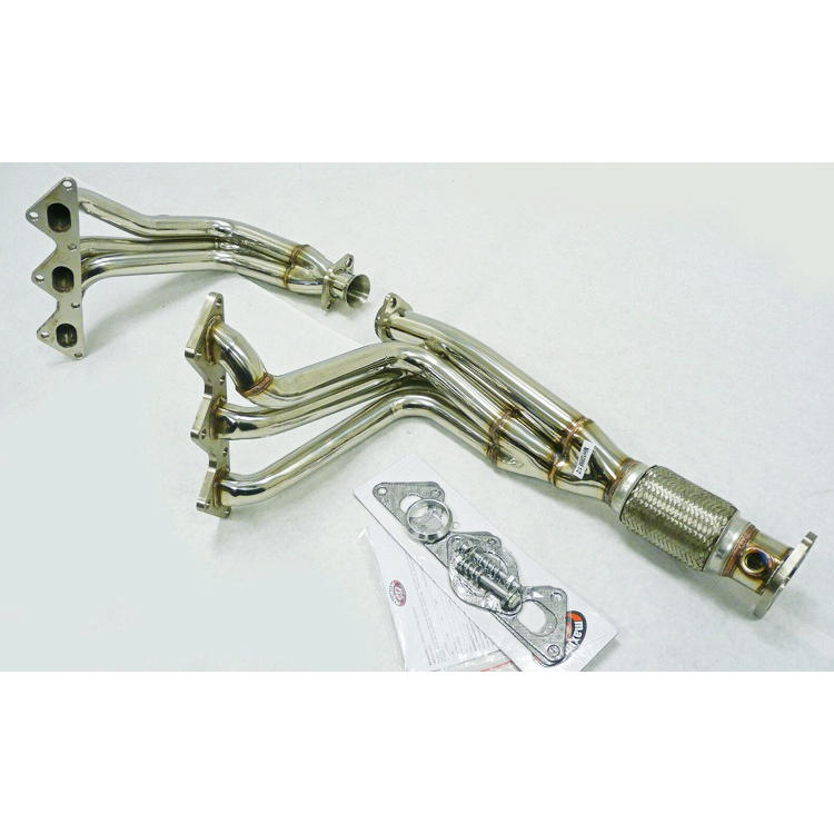 Maximizer Steel Exhaust Header 91-99 Mitsubishi 3000GT Stealth DOHC V6