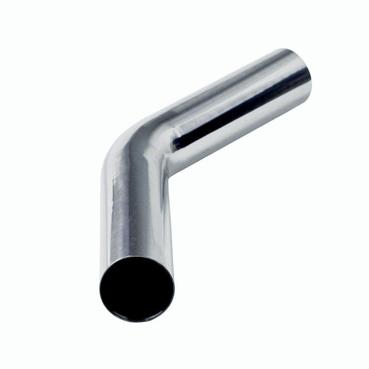 T-304 S/S 45 Degree Stainless Steel Exhaust Pipe Tubing OD:2.5''/63mm 2 Ft long