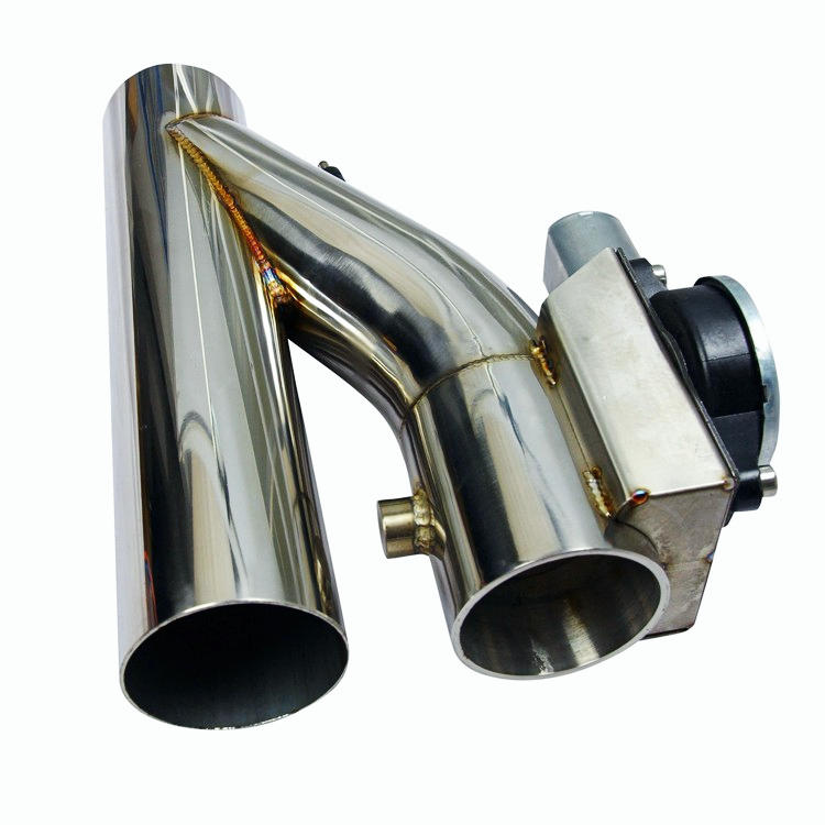 2Pcs 2.5"Electric Exhaust Downpipe E-Cut Out Valve + One CONTROLLER REMOTE KIT