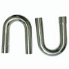 2pc 3" U 180 Degree SS Stainless Steel Exhaust Mandrel Bend Pipe Tube Tubing