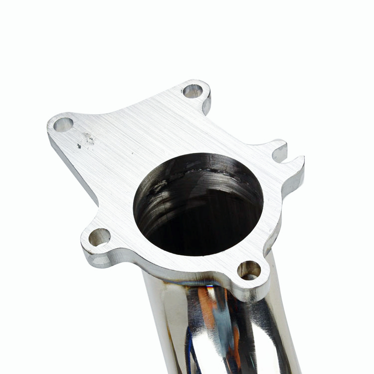 90 Degree Stainless Steel 2.5" T3/T4 + Gasket Universal