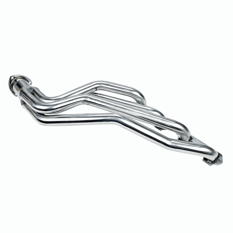 Headers, Block Hugger, Steel, Natural, Street Rod with Chevy, 396, 402, 427, 454, Pair 