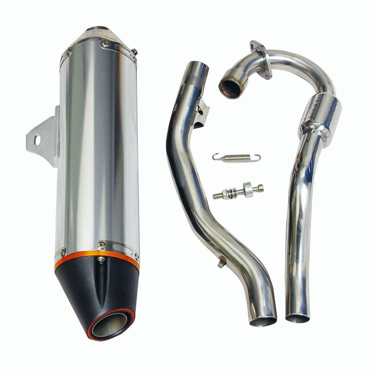 For Honda Crf150f Crf 230f Aluminum Exhaust Muffler Spark Arrestor 03-16 Sliver