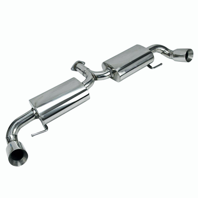 Catback Exhaust System For 04-11 Mazda RX-8 Dual Path Bolt-On Stainless 3.5" Tip