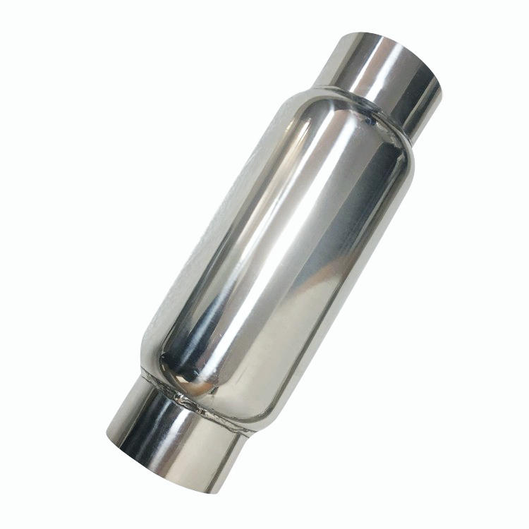 3"Inlet/Outlet Stainless Steel Welded Muffler Exhaust Resonator Straight Through 11.5 inch Overall