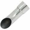 1 Piece Stainless 2.5" Turn Down Exhaust Tip 2 1/2" Inlet 2 3/4" Outlet 9" Long