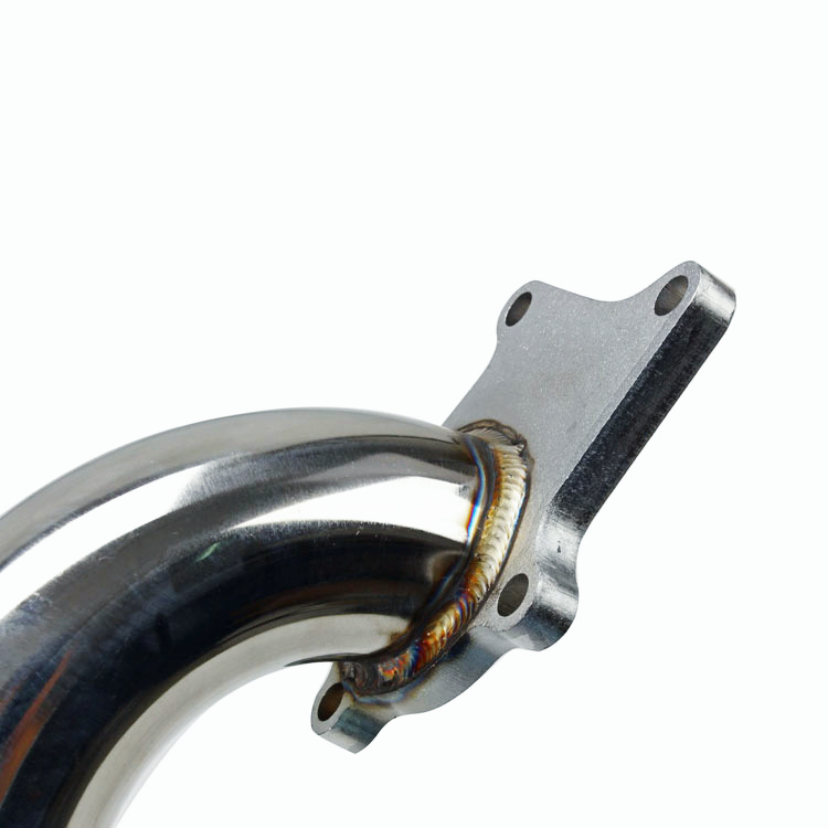 90 Degree Stainless Steel 2.5" T3/T4 + Gasket Universal