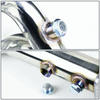 Metallic Stainless Steel Exhaust Header For 00-04 Ford Focus ZX3/ZX5 2.0L