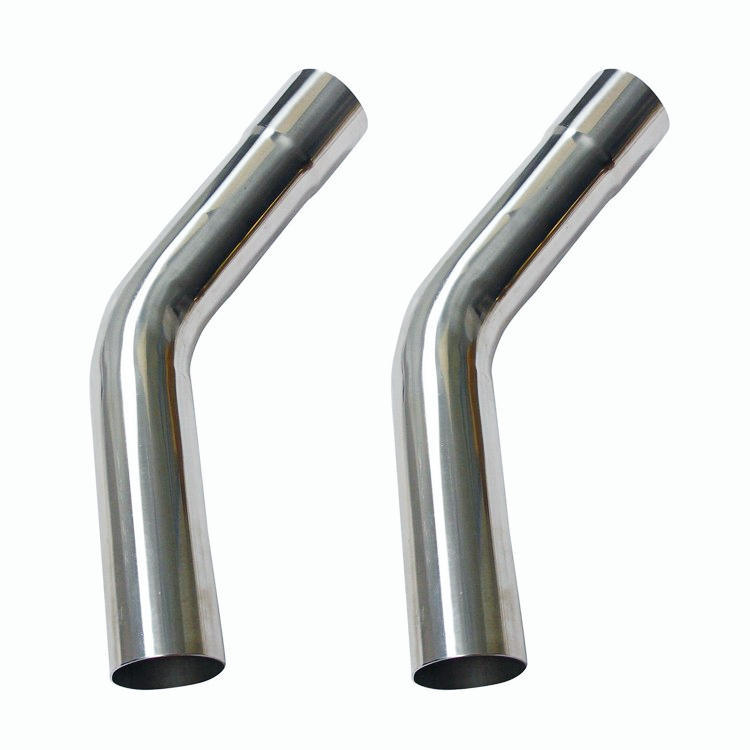 8PCS 2.25'' Mandrel Bend Exhaust Pipe DIY Kit Straight & Bend Pipe 304 Stainless