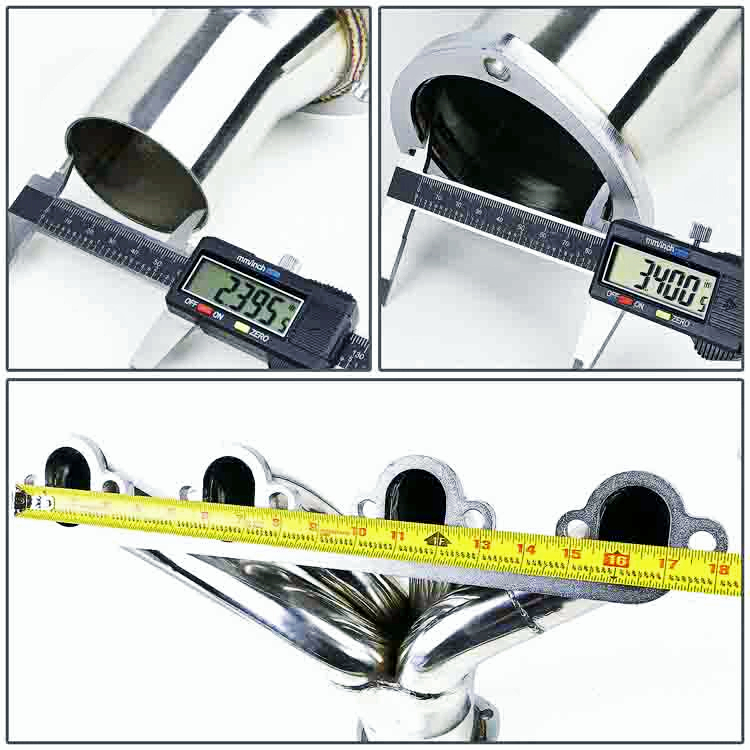 Ford Big Block 429 460 7.0L 7.5L Stainless Shorty Hugger Exhaust Headers