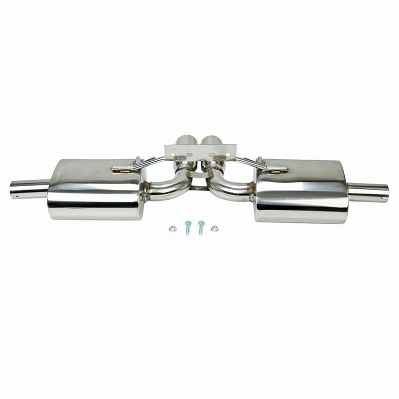 Stainless Steel Auto Exhaust Catback For Porsche 986 Boxster Base&S 2.5L 2.7L & 3.2L