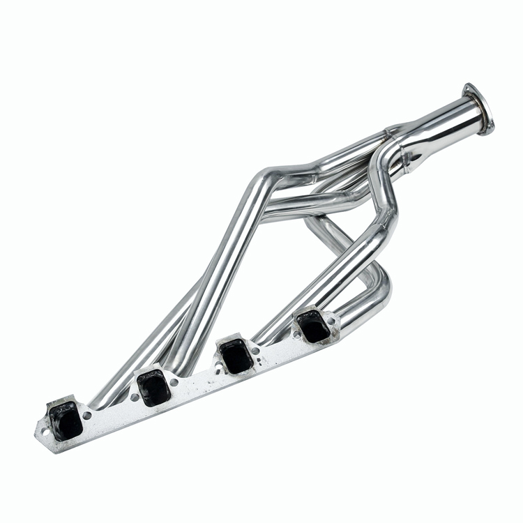 Headers, Block Hugger, Steel, Natural, Street Rod with Chevy, 396, 402, 427, 454, Pair 