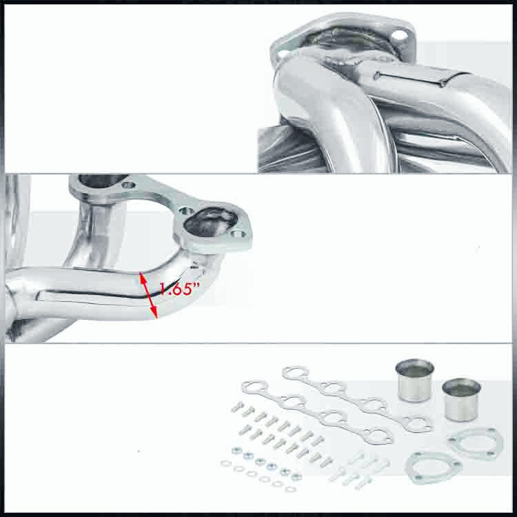 For Ford 289-302-351 v8 Stainless Sbc Small Block Hugger Exhaust Manifold Header