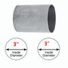 3” ID to 3” ID Exhaust Pipe to Pipe Coupling Connector Universal