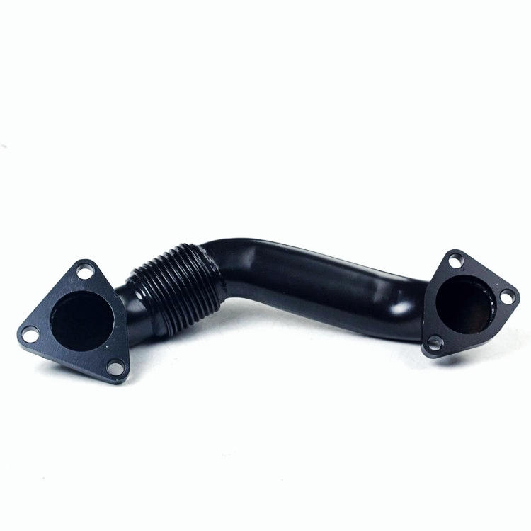 For LB7 LLY LBZ LMM LML 6.6L Duramax Bolt On Passenger Side Up-Pipe w/ Gaskets