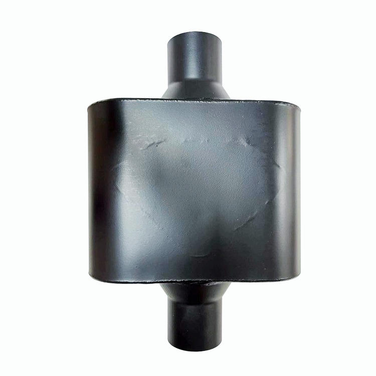 2.25"Center Inlet/ Outlet Stainless Steel Chambered Muffler Silencer 13" Overall