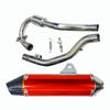 For Honda Crf150f Crf 230f Aluminum Exhaust Muffler Spark Arrestor 03-16 Red