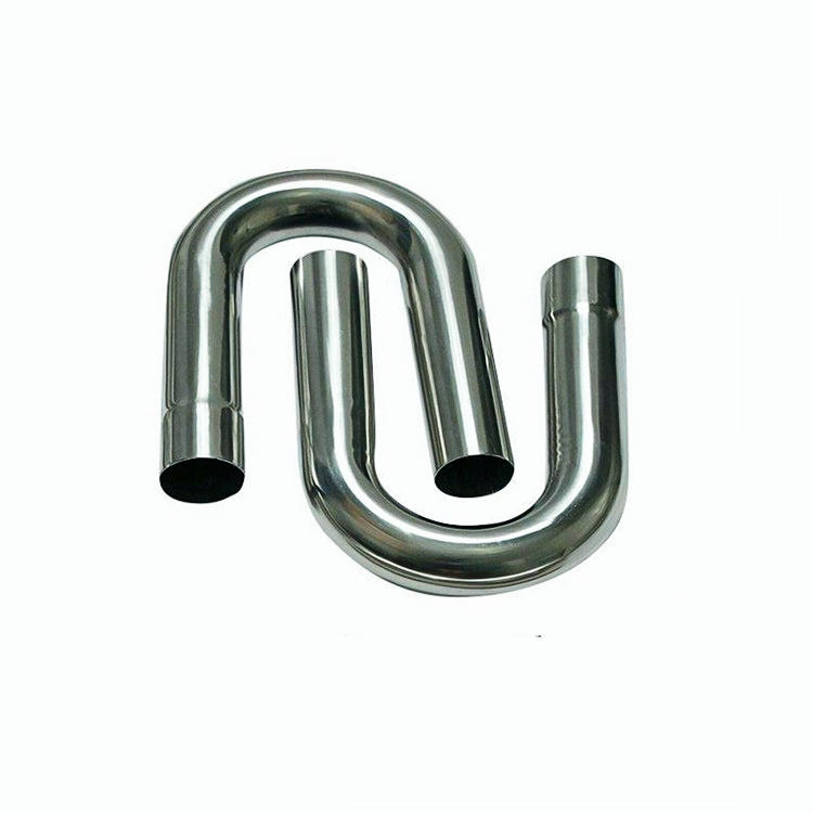 2pc 3" U 180 Degree SS Stainless Steel Exhaust Mandrel Bend Pipe Tube Tubing