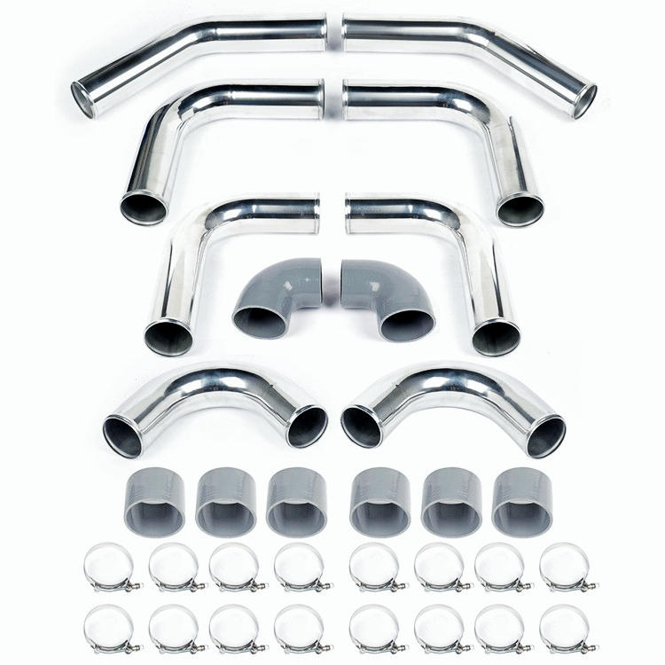 3.5" UNIVERSAL TURBO INTERCOOLER PIPING KIT W/PIPE 120 DEGREE 