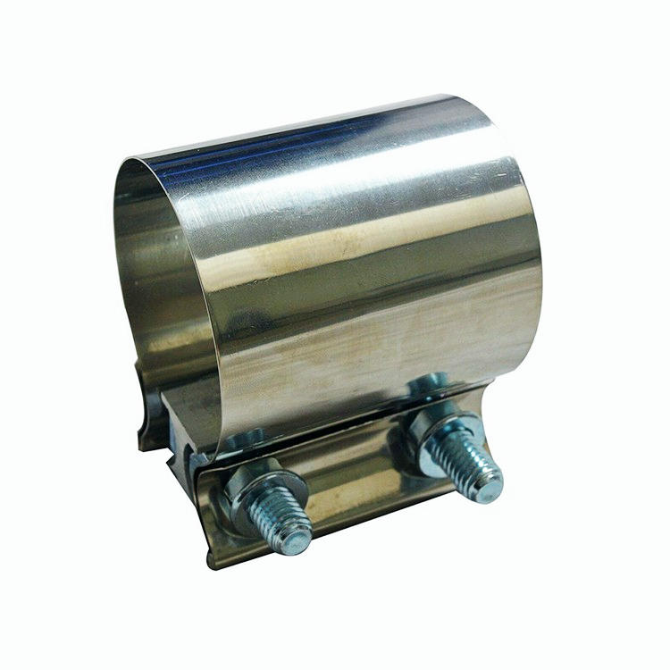 2 1/2" Stainless Steel Flat Band Exhaust Clamp 2.5" ID Sleeve Coupler T304