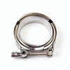 4" Inch Turbo Exhause Down Pipe Stainless Steel V-Band Clamp with Flange #304