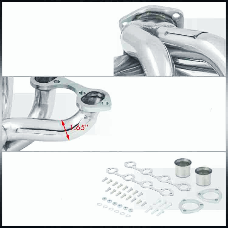 For Ford 289-302-351 v8 Stainless Sbc Small Block Hugger Exhaust Manifold Header