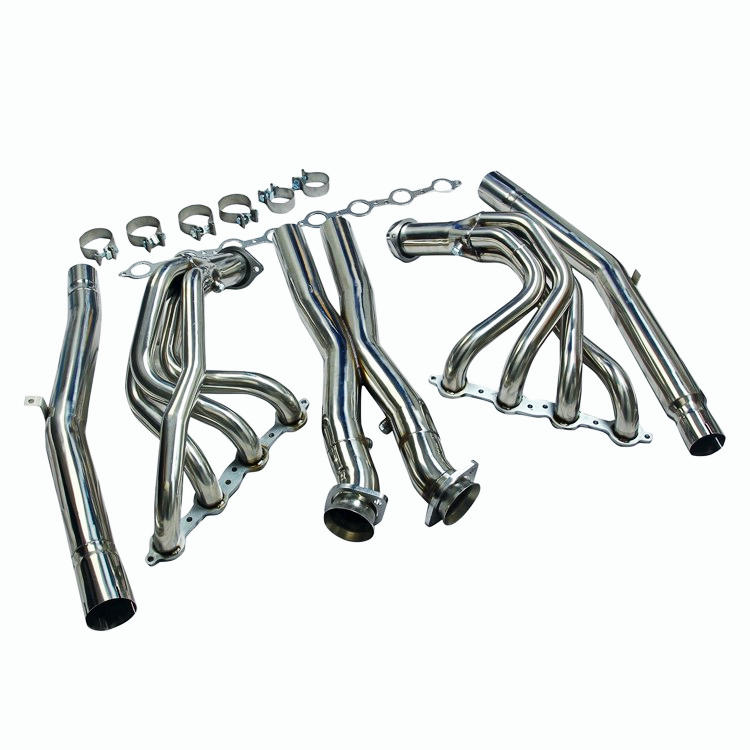 1997-2004 Chevy Corvette 5.7l v8 c5 Ls1/Ls6 97-04 Performacne Stainless Exhaust Header Manifold+x-Pipe+Gasket