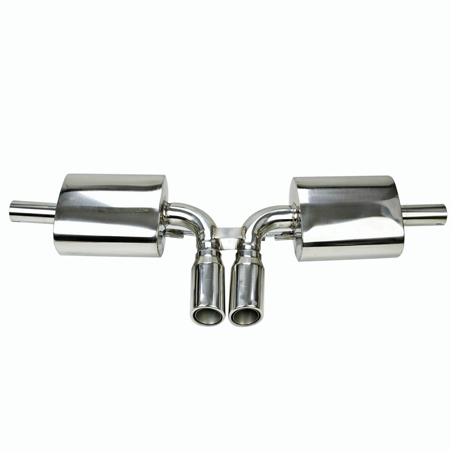 Stainless Steel Auto Exhaust Catback For Porsche 986 Boxster Base&S 2.5L 2.7L & 3.2L
