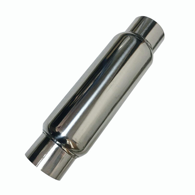 High Performance Muffler Exhaust 3" Inlet/Outlet 14" Long Fiberglass Resonator