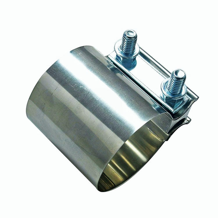  3" Stainless Steel Butt Joint Band Exhaust Clamp Sleeve Coupler T304