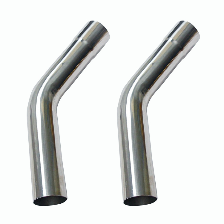 8PCS 2.25'' Mandrel Bend Exhaust Pipe DIY Kit Straight & Bend Pipe 304 Stainless