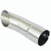 2.5" Inlet 2.5" Outlet 9in Long Bolt on Turn Down Exhaust Pipe Tip Angle Cut SS